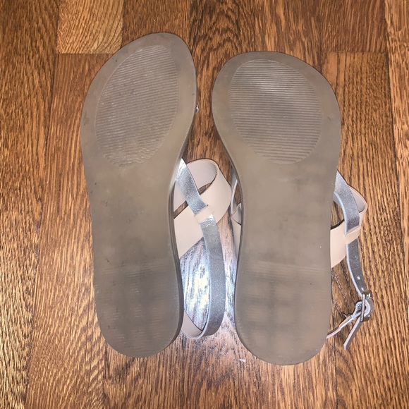 Great Condition Aqua Strappy Leather Sandals Snake Multi Media - Picture 7 of 7